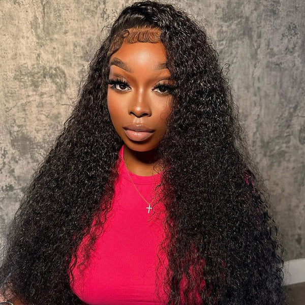 200% Density Deep Wave 13x6 Transparent Lace Front Wig