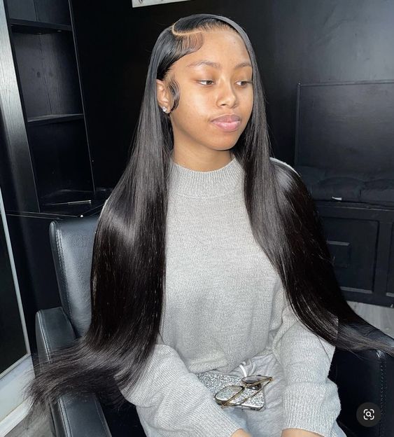 Straight Lace Front Wigs Human Hair Pre Plucked 180% Density Glueless 13x4 HD