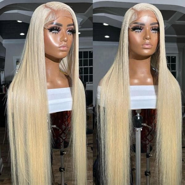 Straight 13x6 HD Blonde Lace front wig