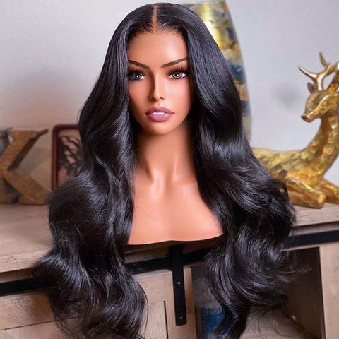 Glueless Body Wave Pre-Cut HD Lace Closure Human Hair Wigs