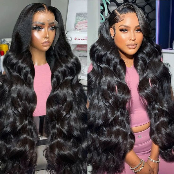 Glueless Body Wave Pre-Cut HD Lace Closure Human Hair Wigs
