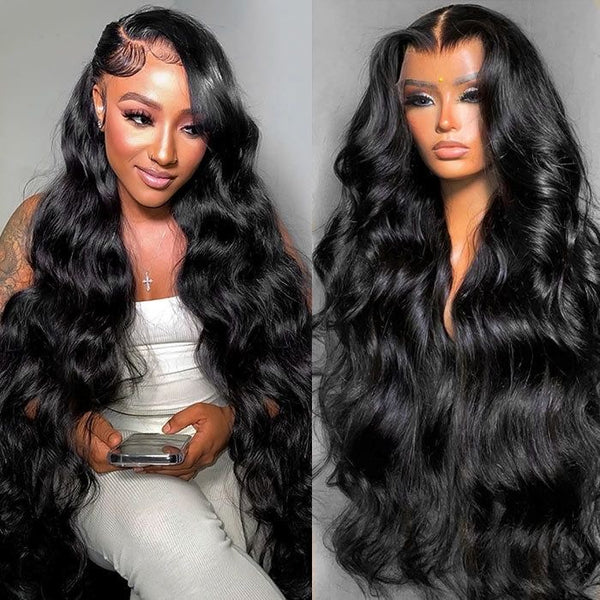 Glueless Body Wave Pre-Cut HD Lace Closure Human Hair Wigs