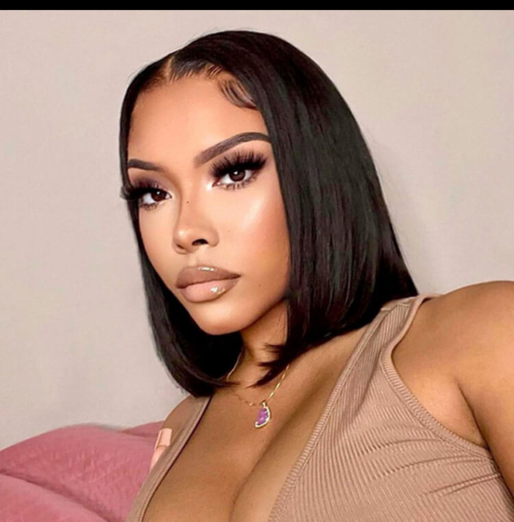 Short Straight 5x5 Bob Wig