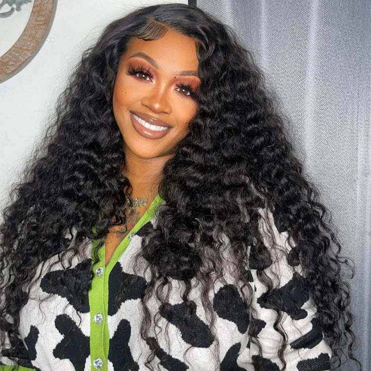 Loose Deep Wave 6*6 Deep Parting Lace Closure Wig