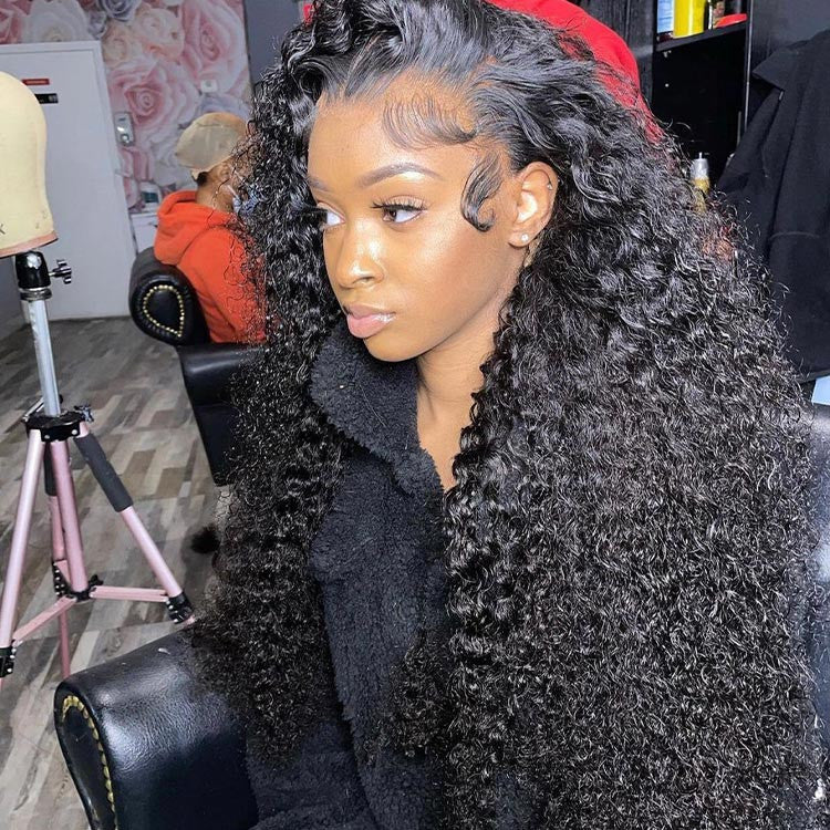 Natural  13*6   Deep Part Water WaveLace Front Wigs