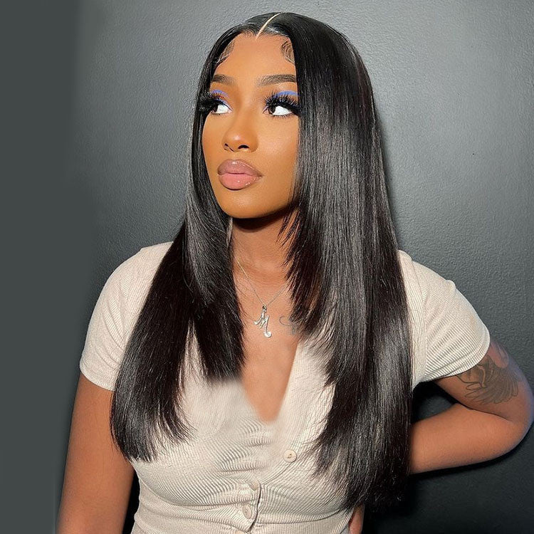 Layered Straight Lace Front Wig