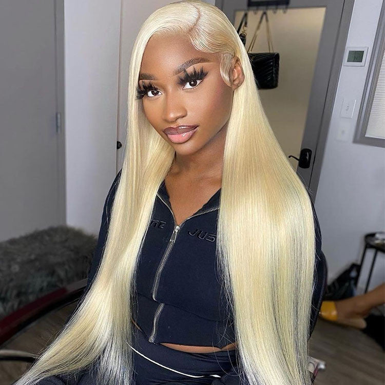Straight Blonde 13x6 Frontal HD Lace Front Wig